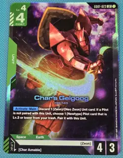 Gundam Card Game - Newtype Rising - GD01-023 LR - Char's Gelgoog - Image 1