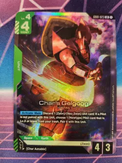 Gundam Card Game - Newtype Rising - GD01-023 LR - Char's Gelgoog - Image 1