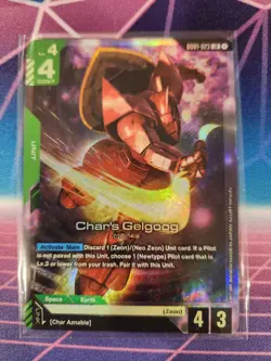 Gundam Card Game - Newtype Rising - GD01-023 LR - Char's Gelgoog - Image 4