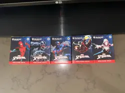 Magic MTG Spider-Man Spiderman All 5 Welcome Decks SDCC 2025 Special Event - Image 1