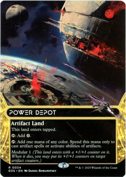 Power Depot (Borderless) - 0034 - Edge of Eternities - MTG NM/M SHIPS NOW - Image 1