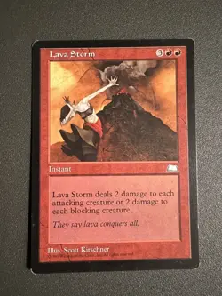 MTG - Lava Storm - Weatherlight - MP - Magic - Image 1