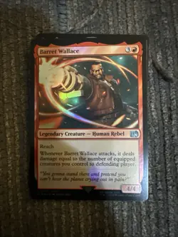 Barret Wallace 0457 Foil MTG final fantasy - Image 1