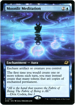 Moonlit Meditation (Extended Art) - 0327 - Edge of Eternities - MTG NM/M - Image 1