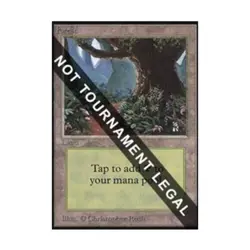 WOTC MtG Collector's Ed Forest (B) (CE) (L) EX - Image 1