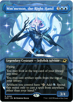 Mm'menon, the Right Hand (Borderless) - 0290 - Edge of Eternities - MTG NM/M - Image 1