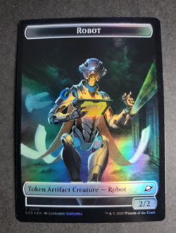Robot / Lander 0005 (Foil) Token MTG Edge of Eternities - Image 1