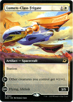 Lumen-Class Frigate (Extended Art) - 0321 - Edge of Eternities - MTG - NM/M - Image 1