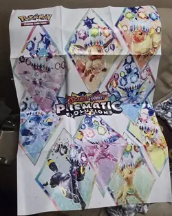 Pokemon TCG Prismatic Evolutions Poster (POSTER ONLY) - Image 1