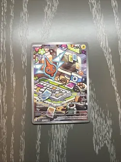 PRE-RELEASE Rotom 197/182 Destined Rivals Illustration Rare IR NM Pokemon TCG - Image 1