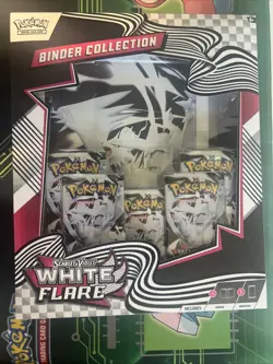 Pokemon TCG: Scarlet & Violet 10.5 White Flare Binder Collection Box NEW/SEALED 196214129221 - Image 1