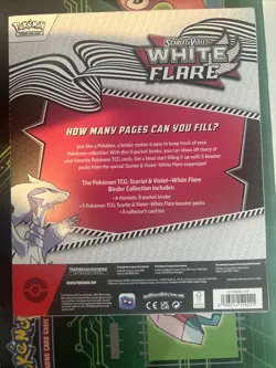 Pokemon TCG: Scarlet & Violet 10.5 White Flare Binder Collection Box NEW/SEALED 196214129221 - Image 2