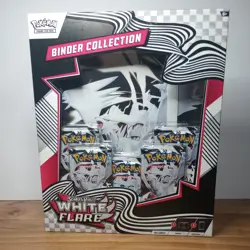 Pokemon Scarlet & Violet White Flare Binder Collection Box NEW - Image 1