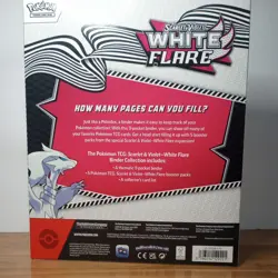 Pokemon Scarlet & Violet White Flare Binder Collection Box NEW - Image 2