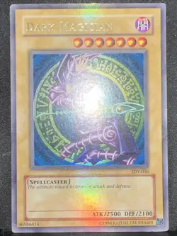 Yugioh Dark Magician SDY-006 Unlimited Ultra Rare Holo Bleed - Image 1
