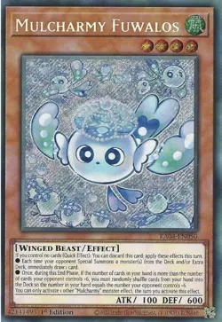 RA04-EN050 Mulcharmy Fuwalos - Secret Rare Card 1st Edition Mint Yugioh Card - Image 1