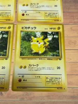 Auth Pokemon Card Pikachu LV.14 No.025 Old Back Japanese 2set from Japan So - Image 4