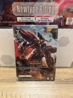 Gundam Card Game Newtype Rising Shamblo GD01-047 R+ Holo Foil - Image 1