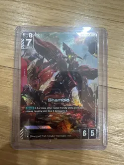 Gundam Card Game Newtype Rising Shamblo GD01-047 R+ Holo Foil - Image 1