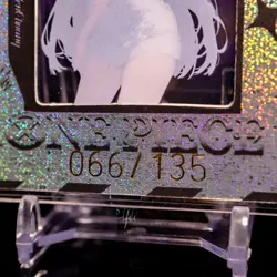 Boa Hancock Trading Card JP Acetate Serial 066/135 Premium Holo Foil One Piece - Image 3