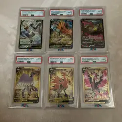 PSA 10 Galarian Articuno Zapdos Moltres V UR CSR Set Japanese Pokemon Card Lot - Image 2