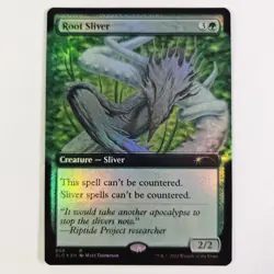 1x Root Sliver Foil Extended Art Secret Lair Bonus MTG SLD Magic - Image 1