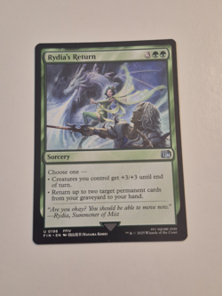 Rydia's Return Final Fantasy Regular - NM #198 MTG FIN - Image 1