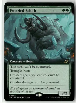Frenzied Baloth (Extended Art) 342 NM MTG Edge of Eternities Magic - Image 1