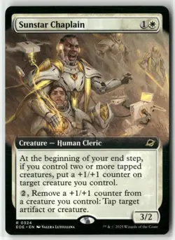 Sunstar Chaplain (Extended Art) 324 NM MTG Edge of Eternities Magic - Image 1