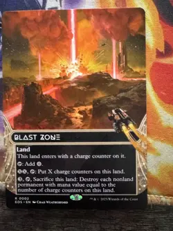 Blast Zone (002) (Borderless) NM MTG Edge of Eternities: Stellar Sights Magic - Image 1
