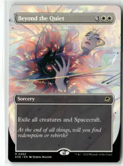Beyond the Quiet (Borderless) 303 NM MTG Edge of Eternities Magic - Image 1