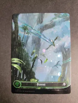 Forest 0371 (Borderless Galaxy Foil) Land MTG Edge of Eternities - Image 1