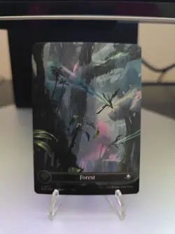 Forest 0371 (Borderless Galaxy Foil) Land MTG Edge of Eternities - Image 1