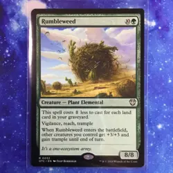 Rumbleweed 0032 Non Foil Rare Outlaws of Thunder Junction MTG Near Mint - Image 1