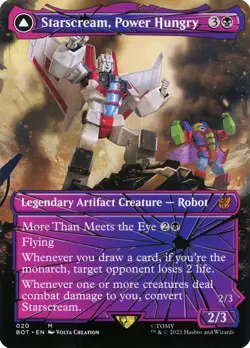 MTG Starscream, Power Hungry 20 Mythic Shattered Glass Transformers - Image 1