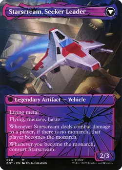 MTG Starscream, Power Hungry 20 Mythic Shattered Glass Transformers - Image 2