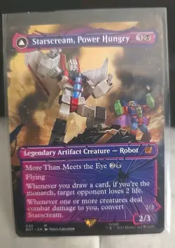 MTG Starscream, Power Hungry 20 Mythic Shattered Glass Transformers - Image 1