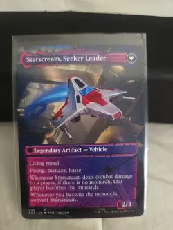 MTG Starscream, Power Hungry 20 Mythic Shattered Glass Transformers - Image 2