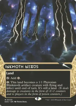 MTG Inkmoth Nexus (0020) *Non-Foil* Borderless Edge of Eternities Stellar NM/MT - Image 1