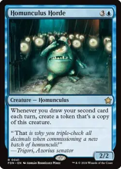 Homunculus Horde - Light Play MTG Foundations - Image 1