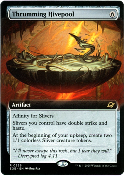 Thrumming Hivepool (Extended Art) - 0356 - Edge of Eternities - MTG NM/M - Image 1