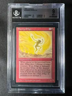 Blazing Effigy Magic The Gathering MTG BGS 9 (10, 9, 8.5, 9) MINT - Image 2