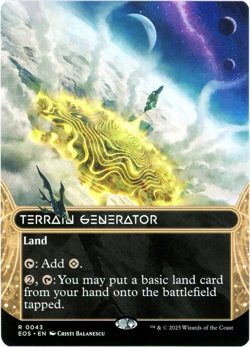 Terrain Generator (Borderless) - 0043 - Edge of Eternities - MTG NM/M SHIPS NOW - Image 1