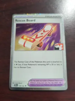 Rescue Board 159/162 - Cosmos Holo Stamped Prize Pack Series 5 6- Pokemon NM - Image 1