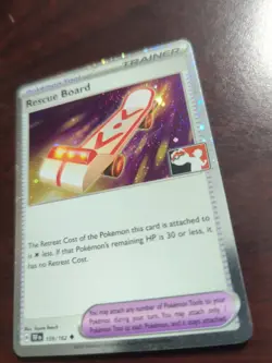 Rescue Board 159/162 - Cosmos Holo Stamped Prize Pack Series 5 6- Pokemon NM - Image 2