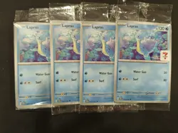 Pokemon Scarlet & Violet Stellar Crown Seven Eleven Promo Lapras 7-11 031/142 X4 - Image 1