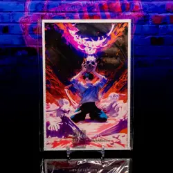 Yuta Okkotsu Framed Card JJK Jujutsu Kaisen Oversized Acrylic Glitter Gloss - Image 1