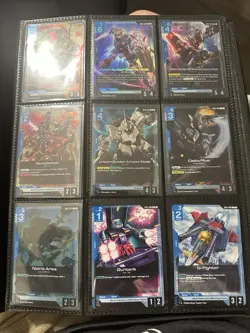 Gundam TCG NewType Rising Full Base Set C-LR + Bonus Resource And Tokens 152card - Image 1