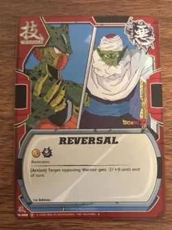 DRAGON BALL CCG The Warriors Return 1st Edition REVERSAL FOIL Card TE-008 - Image 2