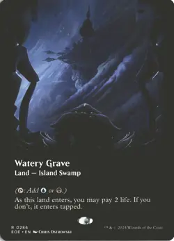 MTG Watery Grave (0286) *Non-Foil* Borderless Rare Edge of Eternities NM/MT - Image 1